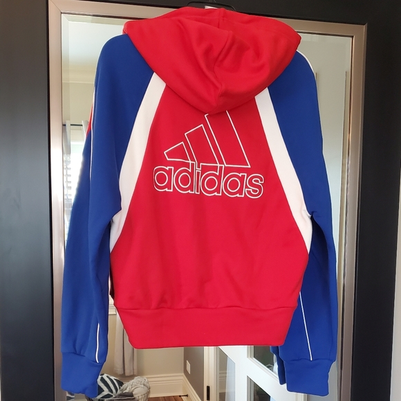 ❤💙FINAL PRICE❤💙Adidas Colorblock full zip hoodie - Picture 5 of 16